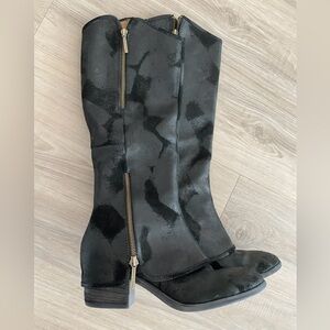 Donald J. Pliner Devi Black Riding Boots